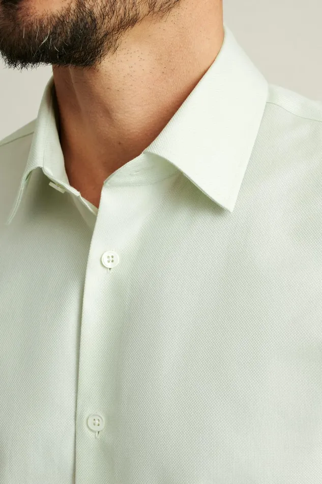 Men Jetsetter Premium Dress Shirt Mint Green Dobby Bonobos Formal Dress Shirts