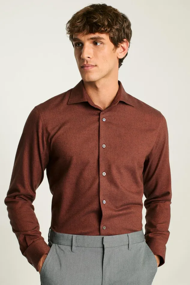 Men Jetsetter Premium Merino Dress Shirt Rust Bonobos Formal Dress Shirts
