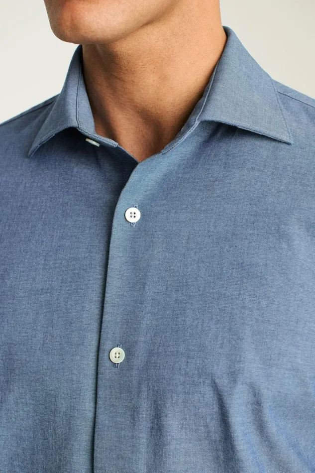 Men Jetsetter Stretch Dress Shirt Ocean Blue Chambray Bonobos Business Casual Shirts