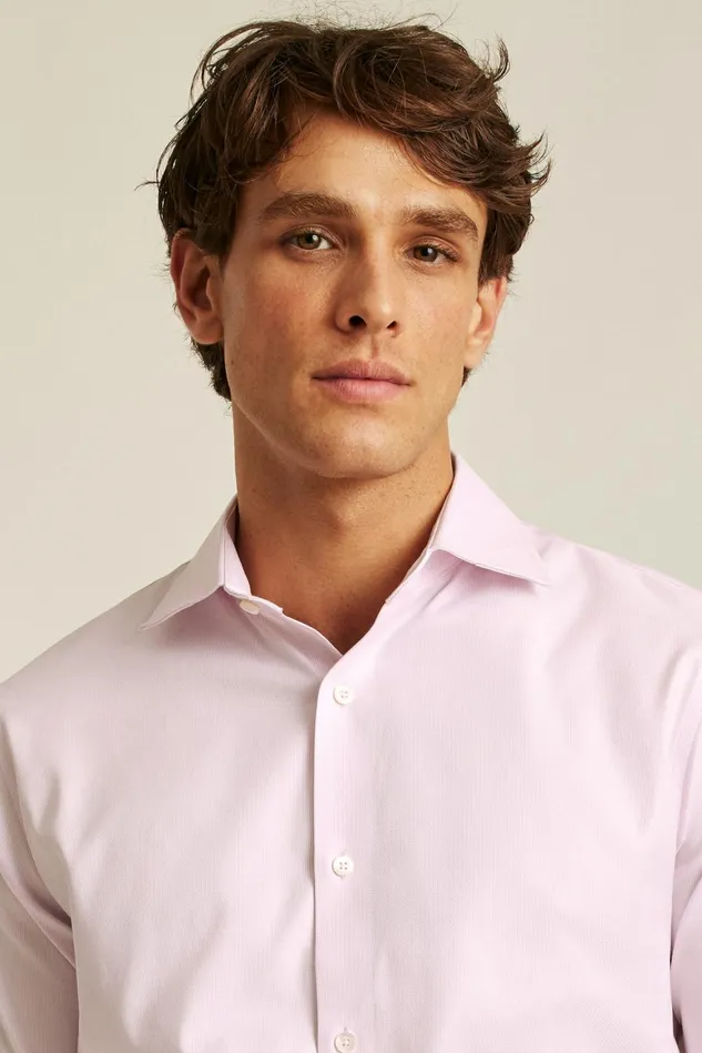 Men Jetsetter Stretch Dress Shirt Rose Pink Texture Bonobos Business Casual Shirts
