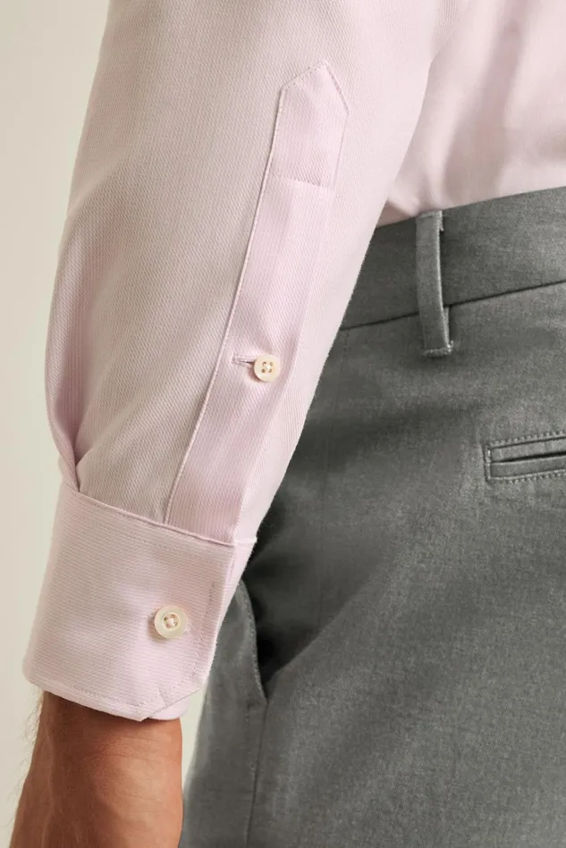 Men Jetsetter Stretch Dress Shirt Rose Pink Texture Bonobos Business Casual Shirts