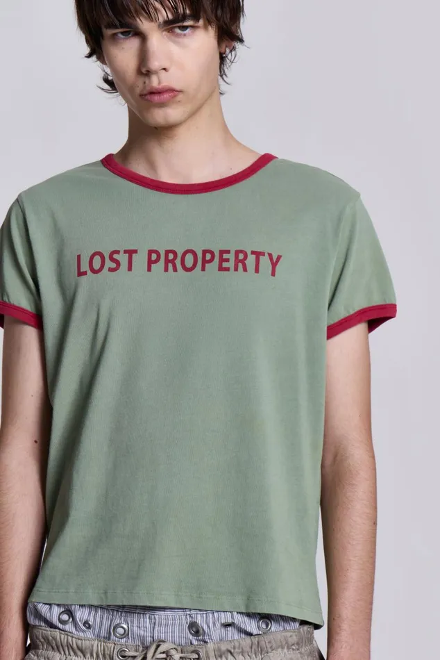 Men Lost Property Ringer Tee Jaded London TShirts and Vests