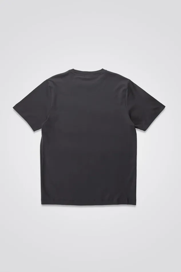 Men Norse Projects TShirts Jakob Interlock Grid TShirt Battleship Grey