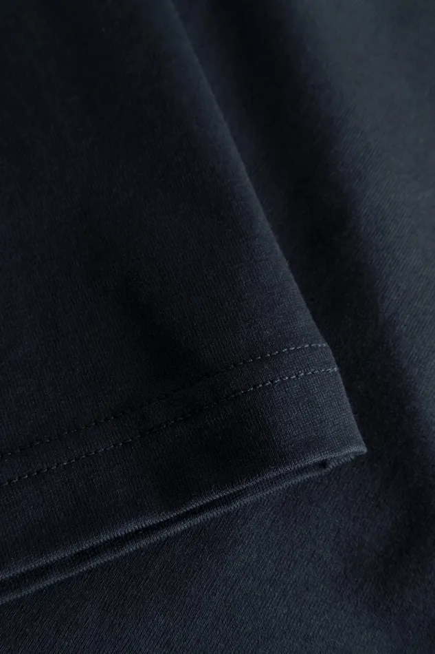 Men Norse Projects TShirts Johannes Organic Canal Print Tshirt Dark Navy