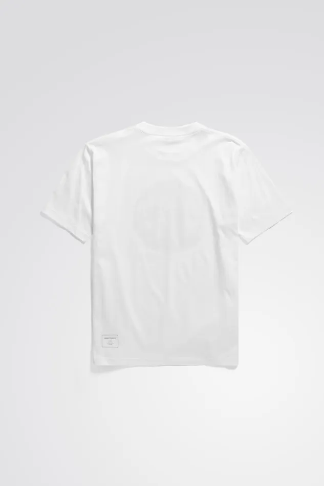 Men Norse Projects TShirts Johannes Organic Circle Print Tshirt White