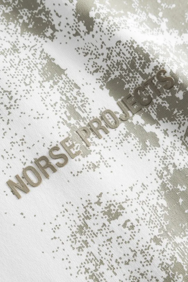 Men Norse Projects TShirts Johannes Organic Circle Print Tshirt White