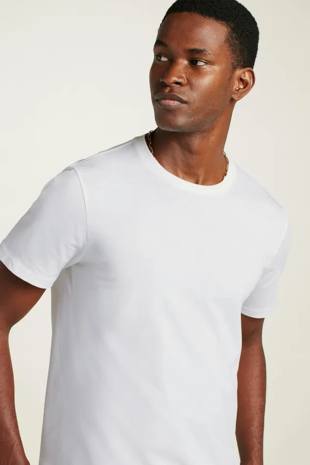 Men Organic Cotton Tee White Bonobos Short Sleeve Tees