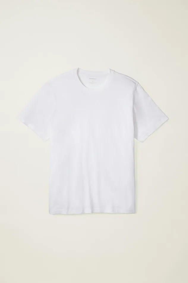 Men Organic Cotton Tee White Bonobos Short Sleeve Tees