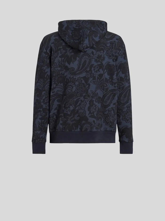 Men Paisley Print Hooded Sweatshirt Etro Sweatshirts