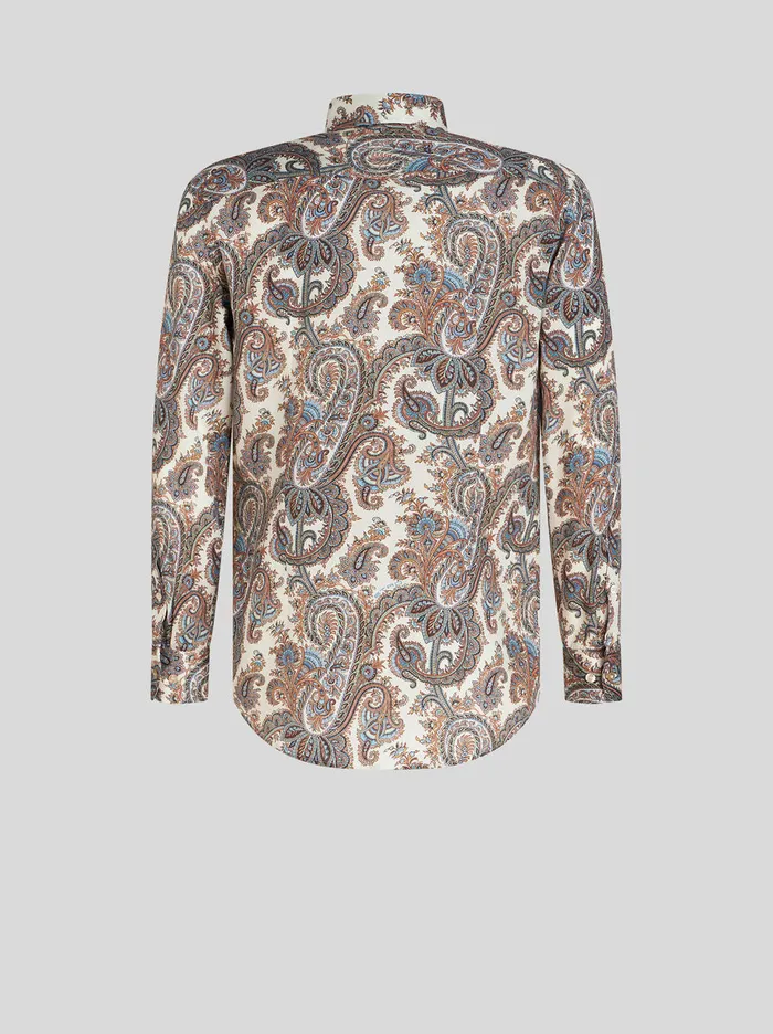 Men Paisley Print Shirt Etro Shirts