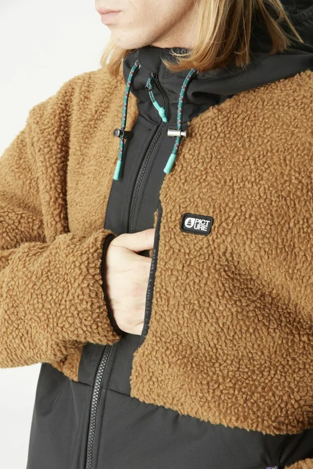 Men PEMBERTON ZIP FLEECE Picture Organic Clothing Sweats and Hoodies