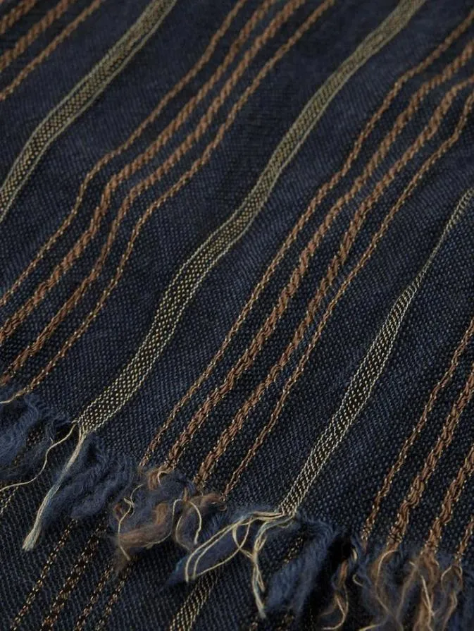 Men Scarves and Ties John Varvatos BUEL SCARF Indigo