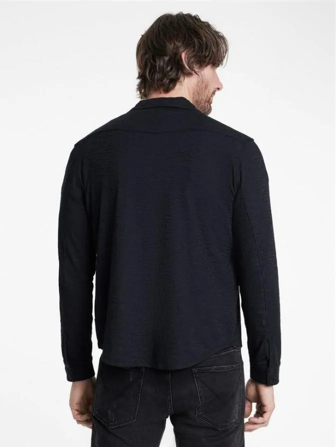 Men Shirts John Varvatos ABUJA WESTERN SHIRT Black
