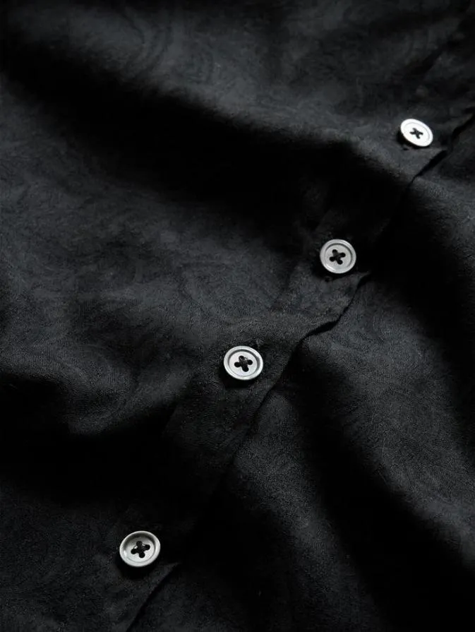 Men Shirts John Varvatos BUCKS SHIRT Black