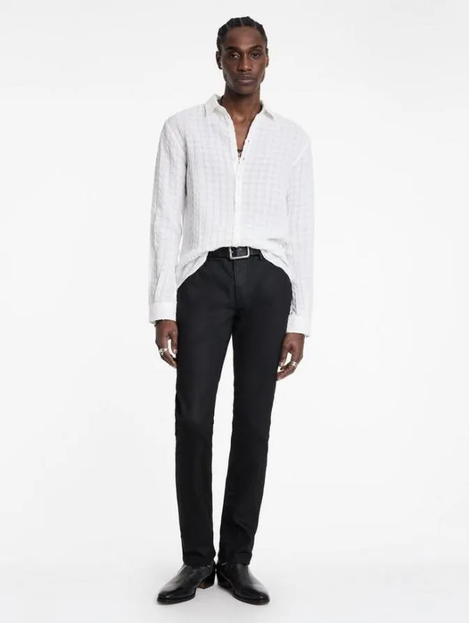 Men Shirts John Varvatos BUCKS SHIRT White