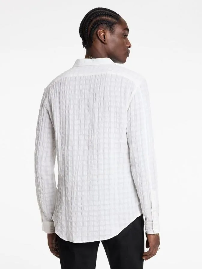 Men Shirts John Varvatos BUCKS SHIRT White