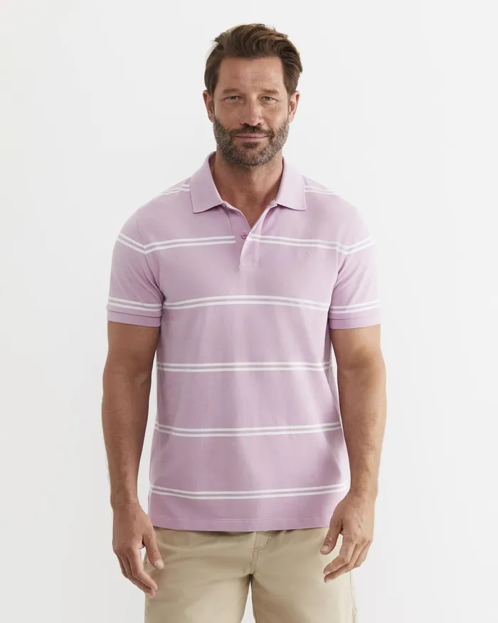 Men Sportscraft TShirts and Polos Hall Polo Dusty Pink