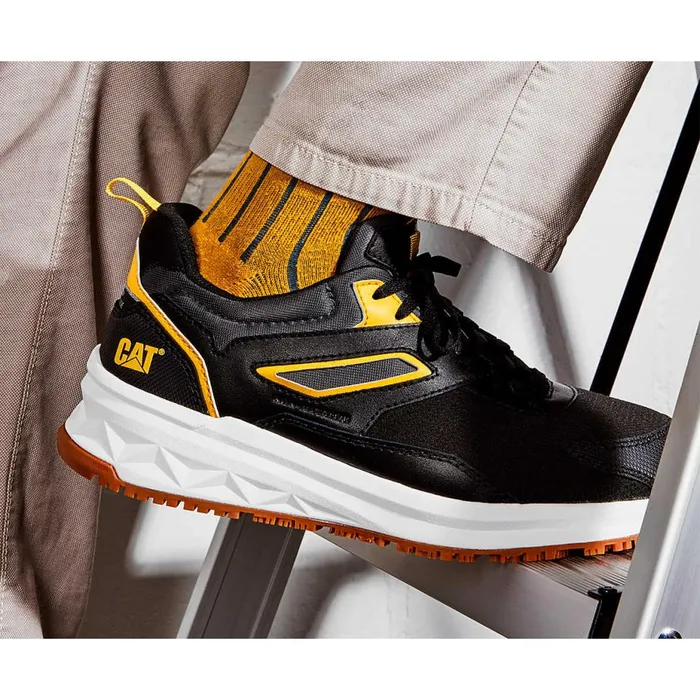 Men Streamline Runner Carbon Composite Toe Work Shoe Cat Footwear Shoes