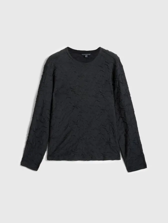 Men Sweaters John Varvatos CRUZEIRO CREW Black
