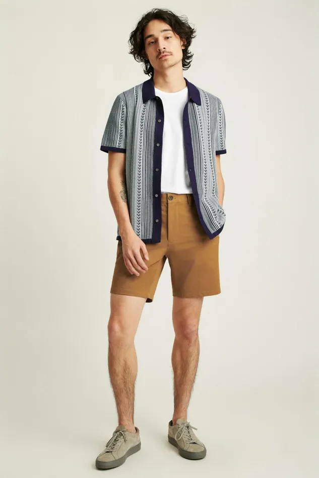 Men The Chino Short 20 Tobacco Brown Bonobos Chino Shorts