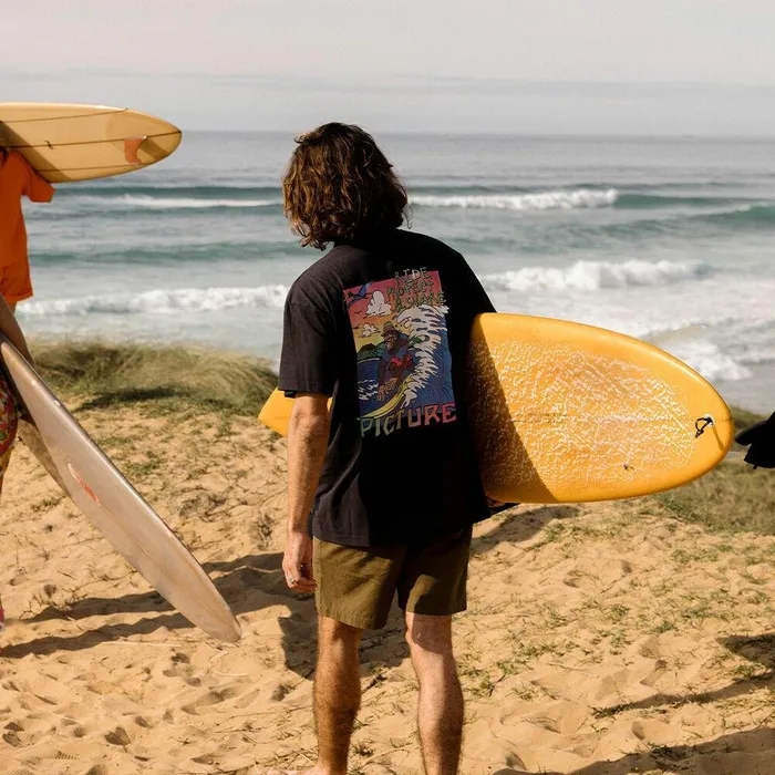 Men TSUNAMI TEE Picture Organic Clothing TShirts