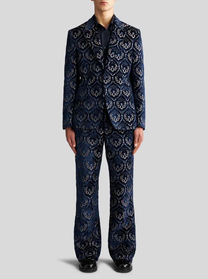 Men Velvet Jacquard Jacket Etro Jackets