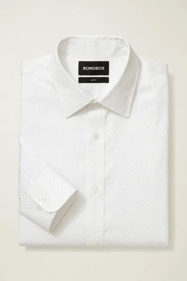 Men Weekday Warrior Dress Shirt Lavender Dot Bonobos Business Casual Shirts