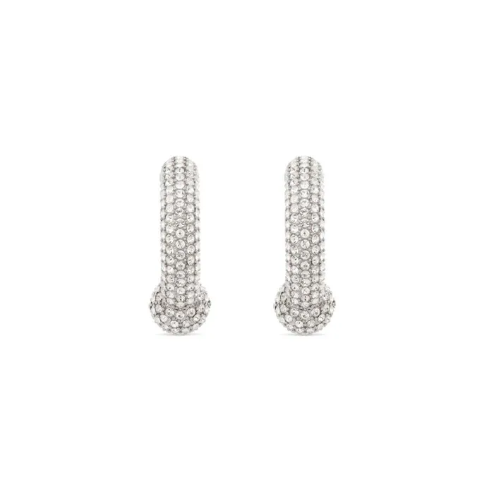 MenWomen Jewellery Balenciaga Mega Earrings In Silver