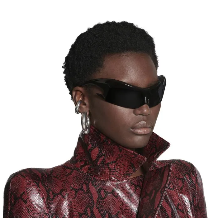 MenWomen Jewellery Balenciaga Mega Earrings In Silver