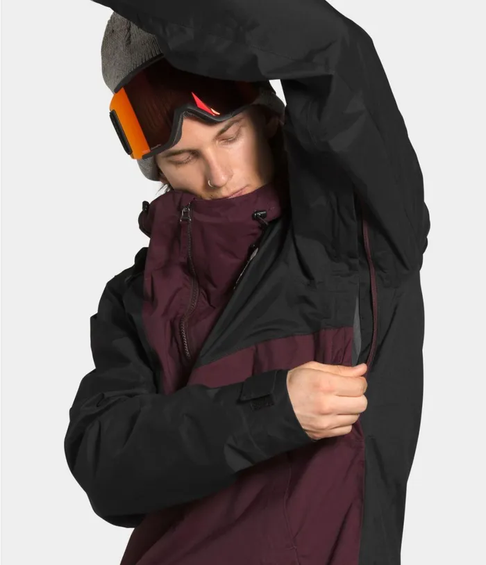 Mens Silvani Anorak Root Browntnf Black The North Face Snow