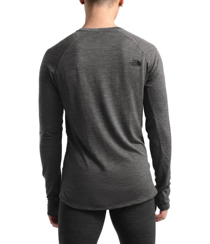 Mens UltraWarm Wool Crew Tnf Dark Grey Heather The North Face TShirts