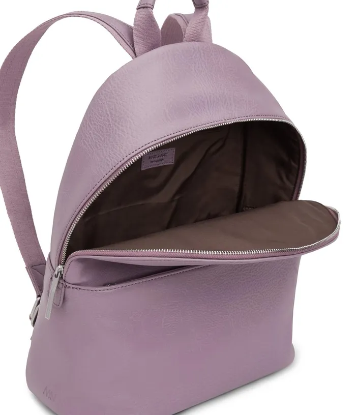 MensWomen July Vegan Backpack 8211 Dwell Amethyst Matt and Nat Backpacks
