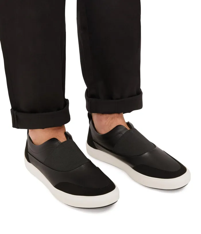 MensWomen Luke Vegan Sneakers Black Matt and Nat Footwear