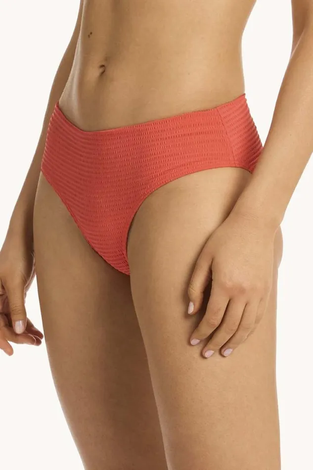 Messina Mid Bikini Pant Messina Flame Women Sea Level Bottoms