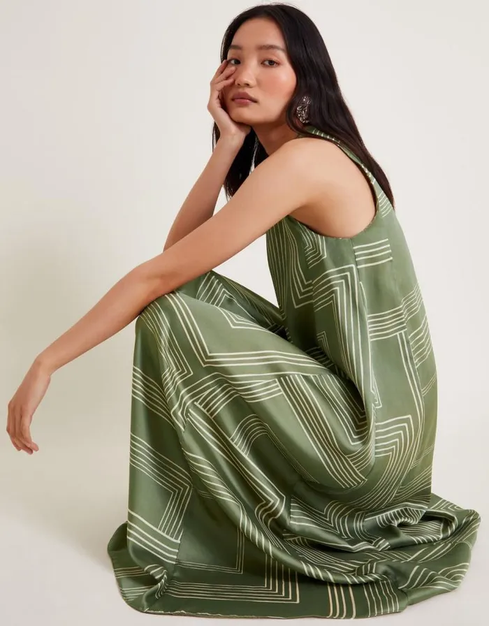 Monsoon Anica Maxi Dress Green Women Maxi Dresses Monsoon Anica Maxi Dress Green Women Maxi Dresses