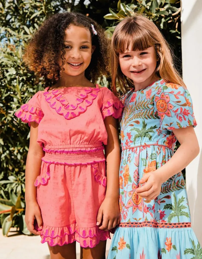 Monsoon Boutique Pineapple Embroidered Top Orange Children Tops and Tshirts Monsoon Boutique Pineapple Embroidered Top Orange Children Tops and Tshirts