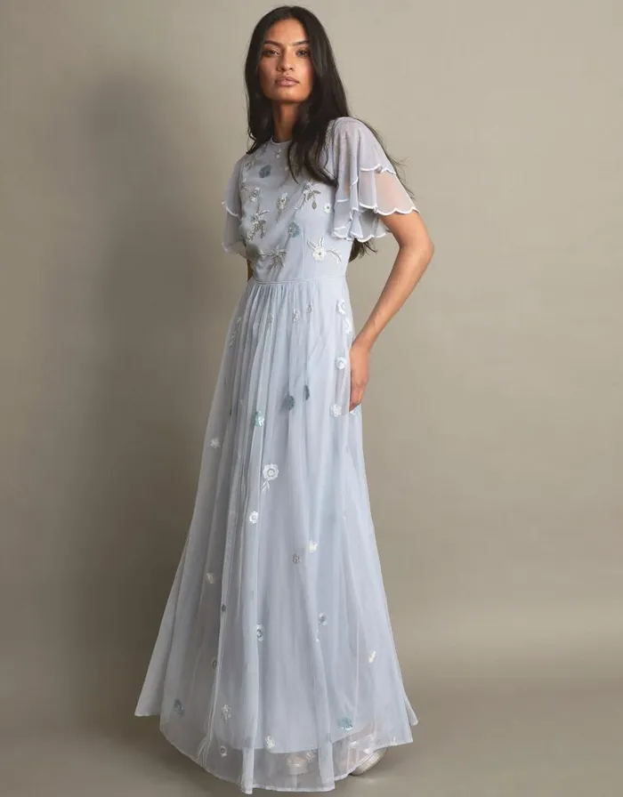 Monsoon Catherine Embellished Maxi Dress Women Occasionwear