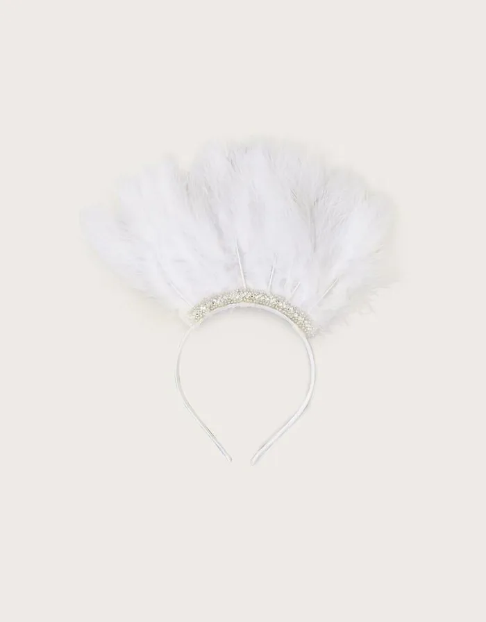 Monsoon Embellished Fluffy Headband Children Girls039 Hair Accessories