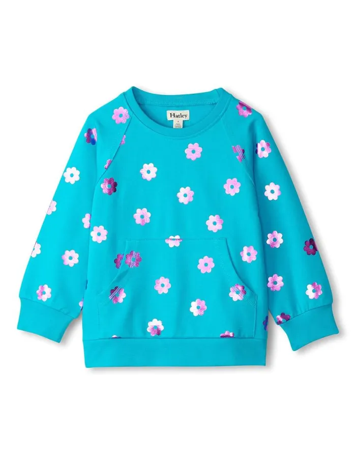 Monsoon Hatley Blossom Pullover Jumper Blue Children Knitwear and Cardigans Monsoon Hatley Blossom Pullover Jumper Blue Children Knitwear and Cardigans