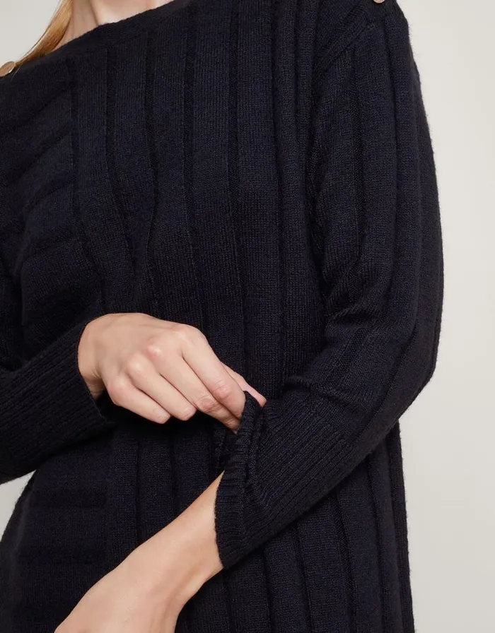 Monsoon Jo Mini Jumper Dress Black Women Knitwear Monsoon Jo Mini Jumper Dress Black Women Knitwear