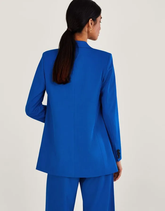 Monsoon Lauren Plain Blazer Blue Women Jackets Monsoon Lauren Plain Blazer Blue Women Jackets