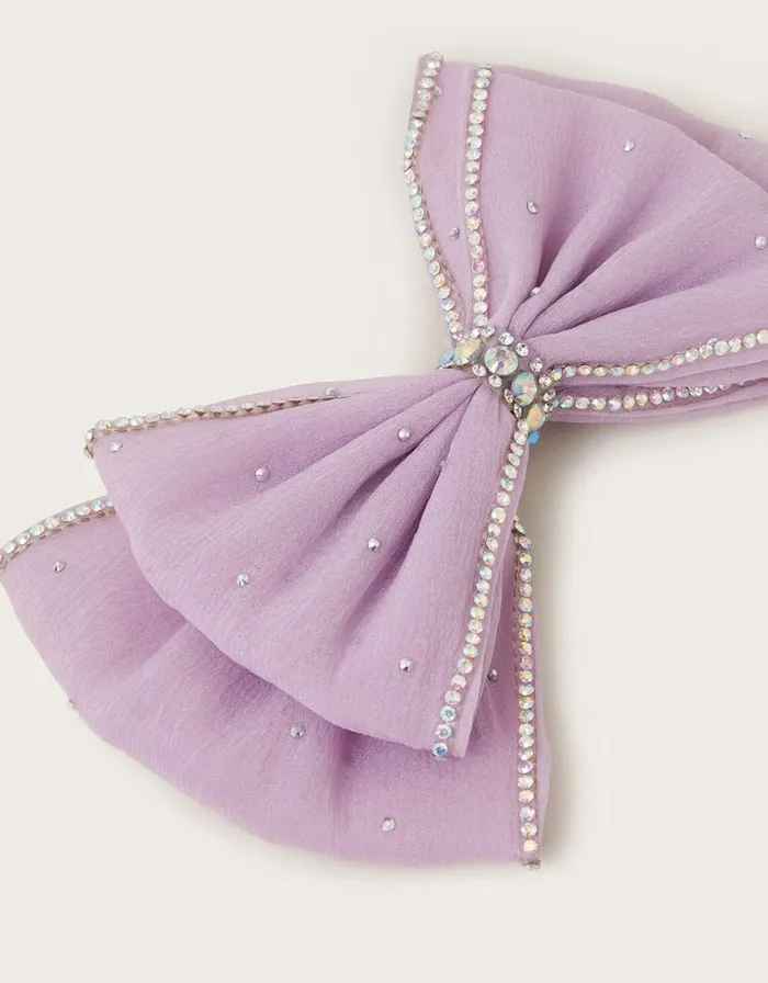 Monsoon Sparkly Hair Bow Clip Children Girls039 Hair Accessories Monsoon Sparkly Hair Bow Clip Children Girls039 Hair Accessories