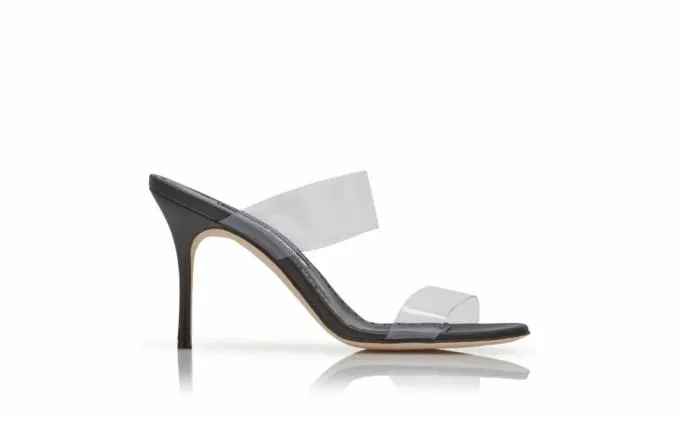 Mules Women Manolo Blahnik SCOLTOBlack ECO PVC Open Toe Mules Mules Women Manolo Blahnik SCOLTOBlack ECO PVC Open Toe Mules