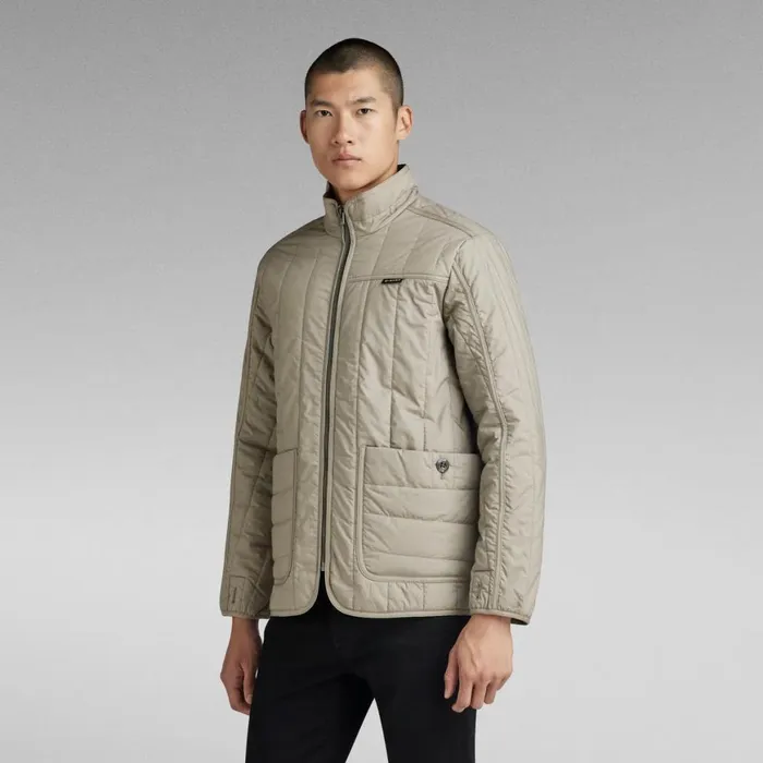 Overshirts Men GStar RAW Liner Overshirt Elephant Skin