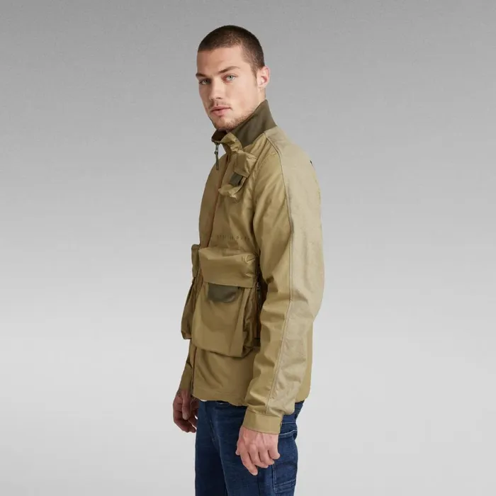 Overshirts Men GStar RAW Zip Pocket Bomber Fresh Army Green