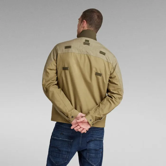 Overshirts Men GStar RAW Zip Pocket Bomber Fresh Army Green