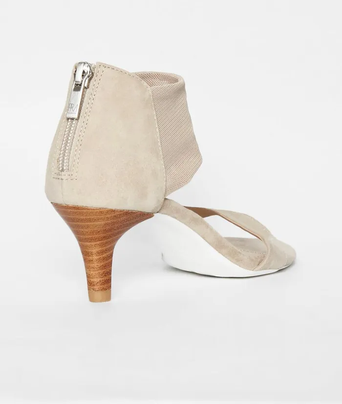 Pelle Moda Elvi Low Heel 8211 Mushroom Mushroom Kid SuedeStretch Mesh Women Low Heels Pelle Moda Elvi Low Heel 8211 Mushroom Mushroom Kid SuedeStretch Mesh Women Low Heels