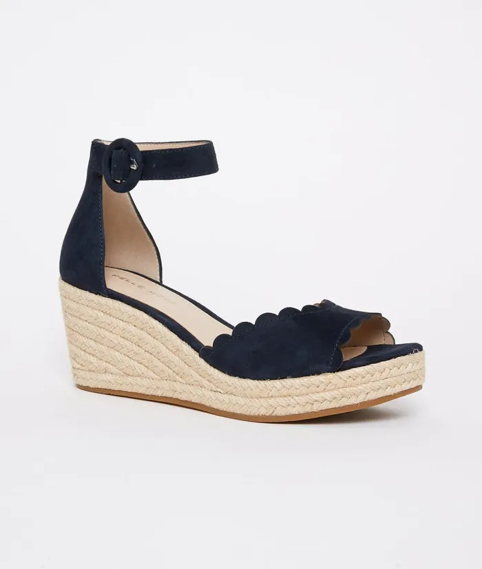 Pelle Moda Krisa Wedge 8211 Midnight Midnight Kid Suede Women Wedges Pelle Moda Krisa Wedge 8211 Midnight Midnight Kid Suede Women Wedges