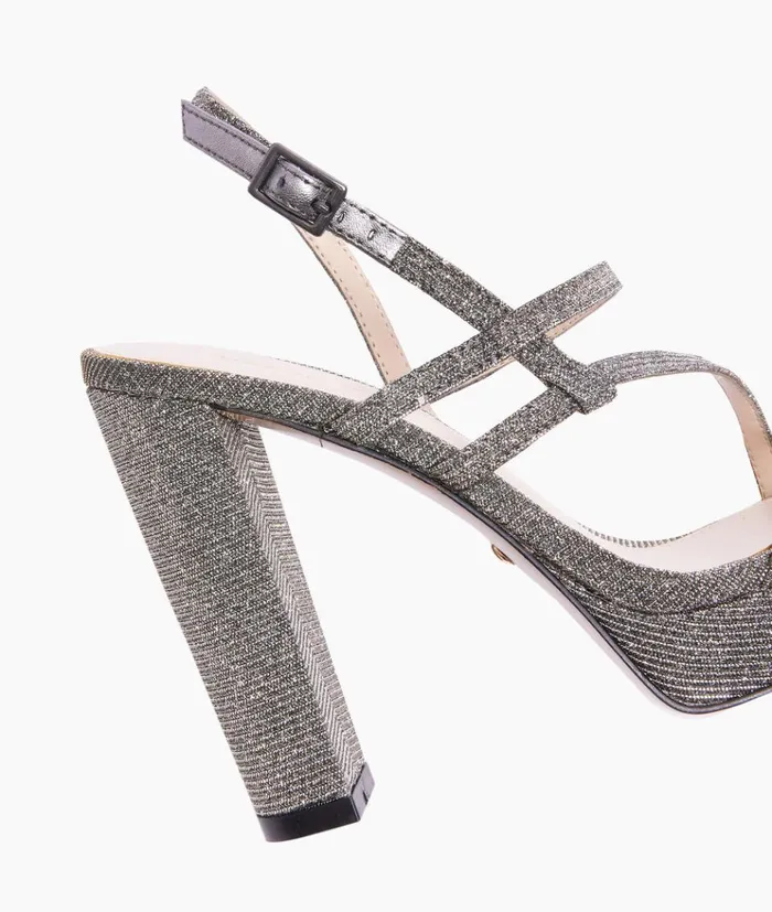 Pelle Moda Patsi 2 Platform 8211 Smoke Smoke Glitter Textile Women Platforms Pelle Moda Patsi 2 Platform 8211 Smoke Smoke Glitter Textile Women Platforms