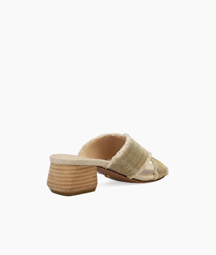 Pelle Moda Tash Slide 8211 Natural Natural Linen Women Low Heels Pelle Moda Tash Slide 8211 Natural Natural Linen Women Low Heels
